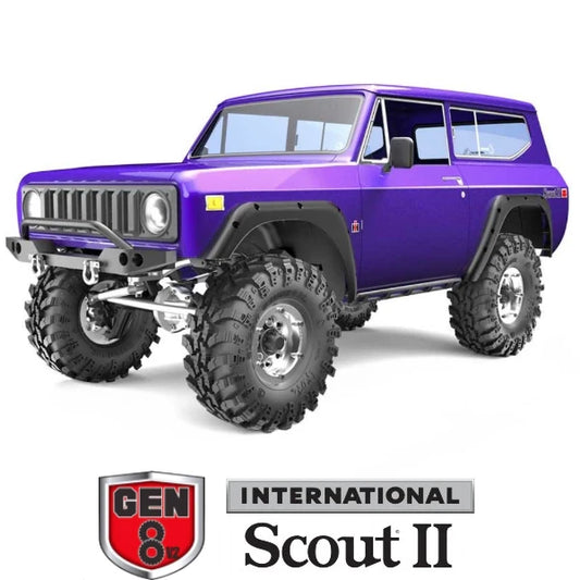 1/10 Gen8 V2 International Harvester Scout II: Purple (Requires battery & charger)