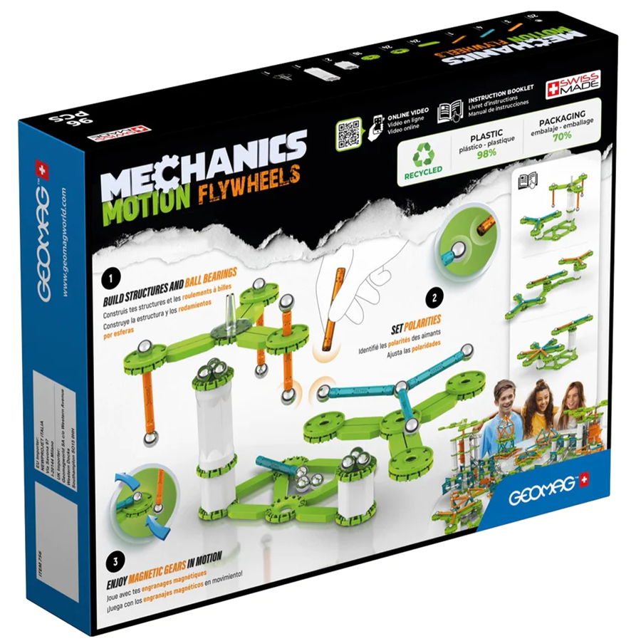Mechanics Motion Flywheels 96 pcs