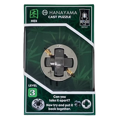 Hanayama Cast Puzzle: Level 3 Hex