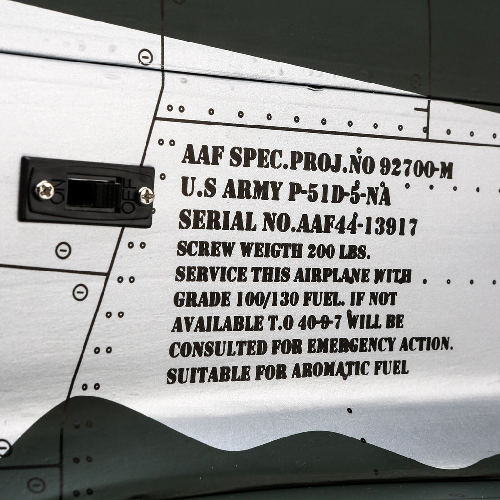 P-51D Mustang 20cc ARF  w/E-flite Retract Set