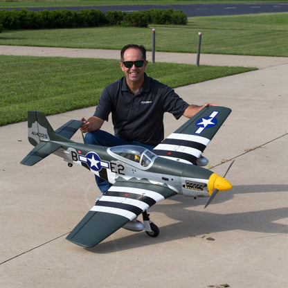 P-51D Mustang 20cc ARF  w/E-flite Retract Set, Motor & ESC