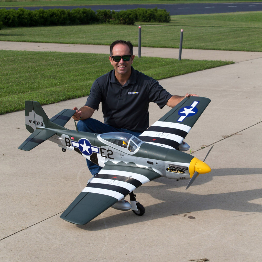 P-51D Mustang 20cc ARF  w/E-flite Retract Set