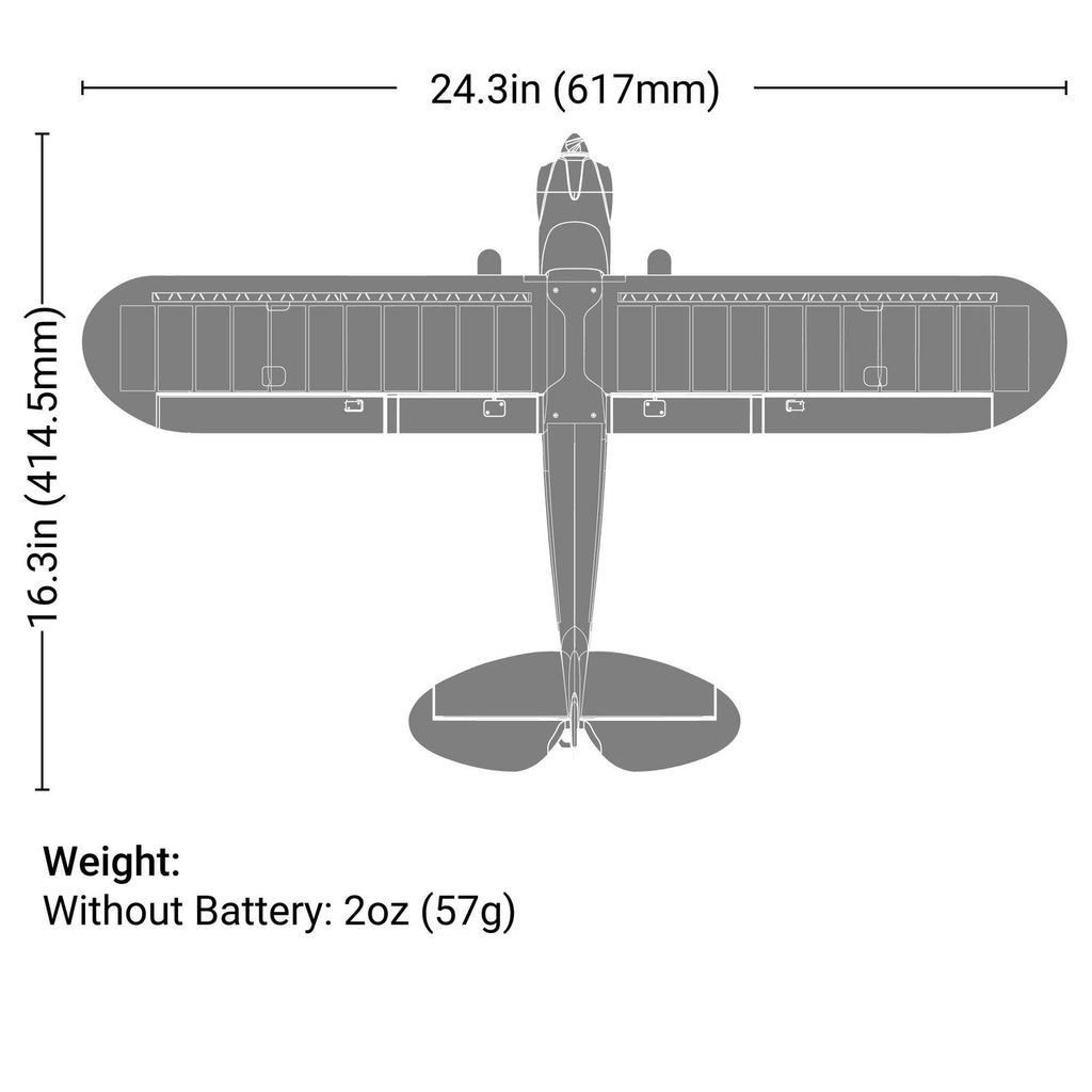 HobbyZone Sport Cub S2 V2 BNF Basic with SAFE (HBZ44500)