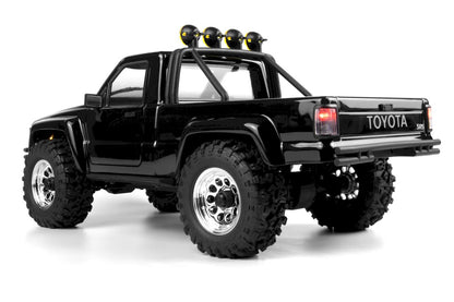 1/18 Venture 1985 Toyota Hilux SR5, Brushed, Black: HPI160800