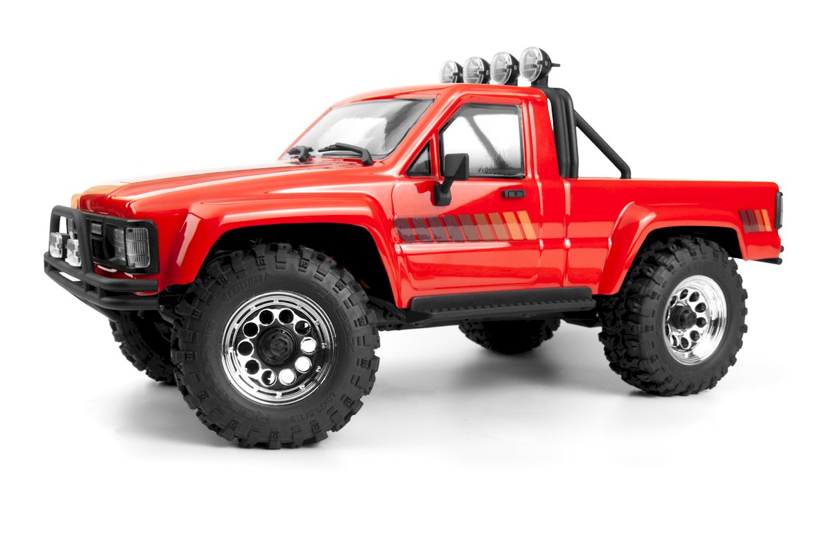 1/18 Venture 1985 Toyota Hilux SR5, Brushed, Red: HPI160801
