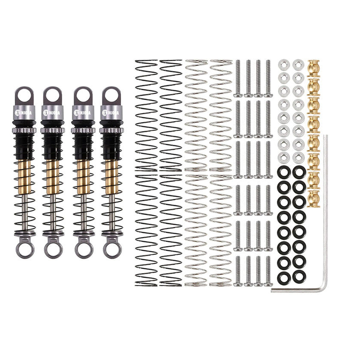 43mm Aluminum Threaded Shocks for SCX24