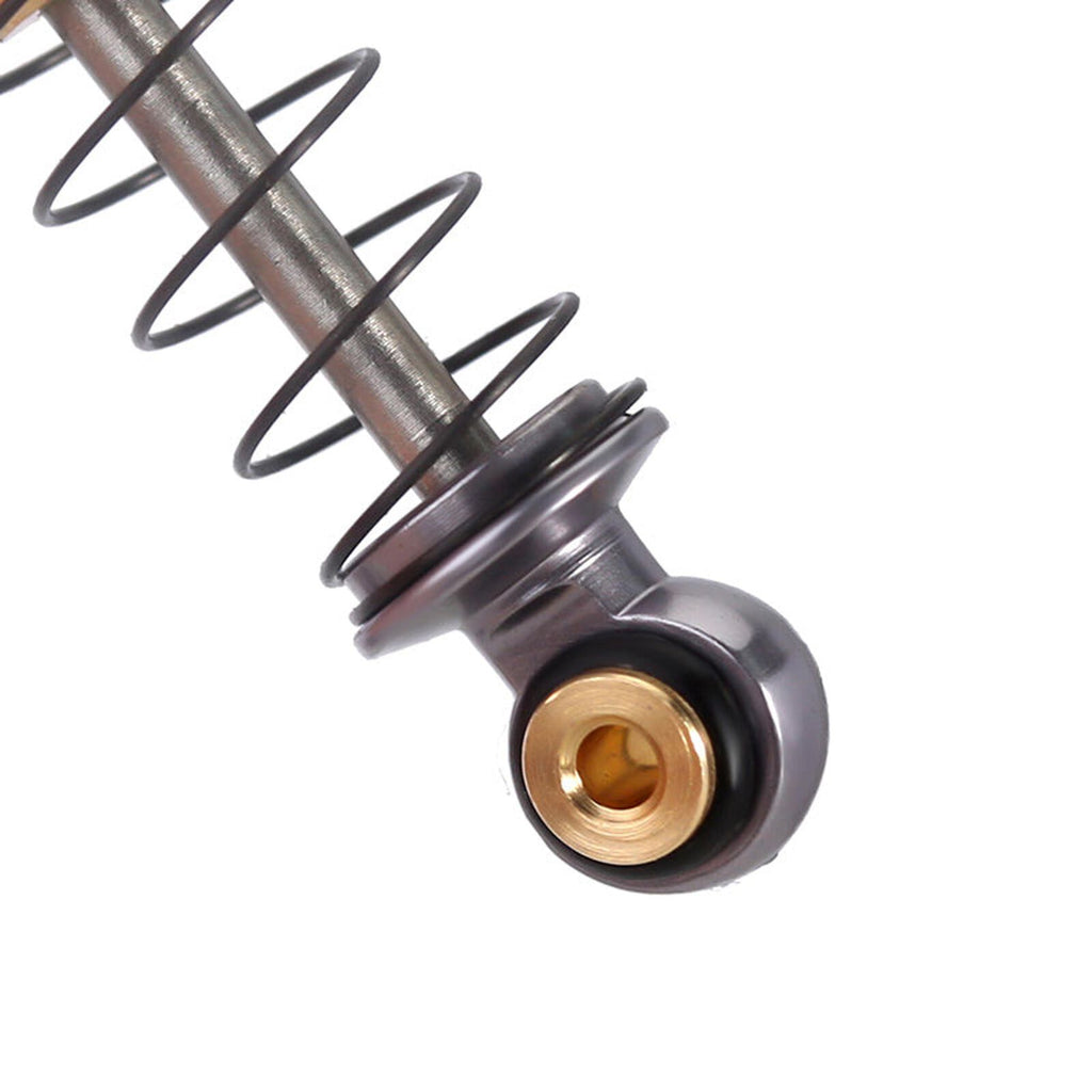 Injora Aluminum 43mm Threaded Oil Shocks, Grey, 1/24 Axial SCX24 (4) (INJSCX24-27GL-4)