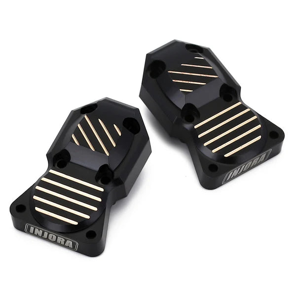 INJORA black brass diff covers for Axial SCX24 and AX24, pair, INJSCX24-37BK, alternate view