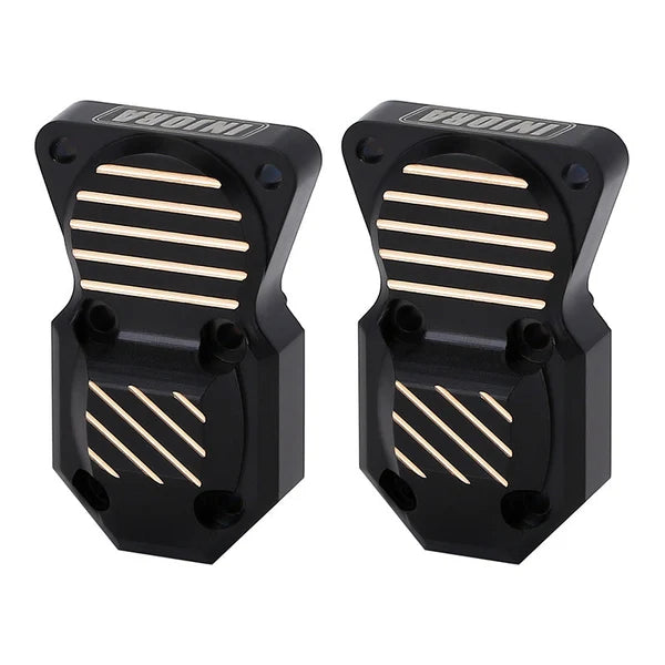 INJORA black brass diff covers for Axial SCX24 and AX24, pair, INJSCX24-37BK, alternate view