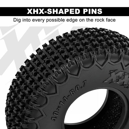 40*14mm 0.7" XHX Pin Tires (T7021)