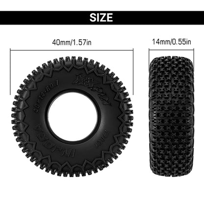 40*14mm 0.7" XHX Pin Tires (T7021)