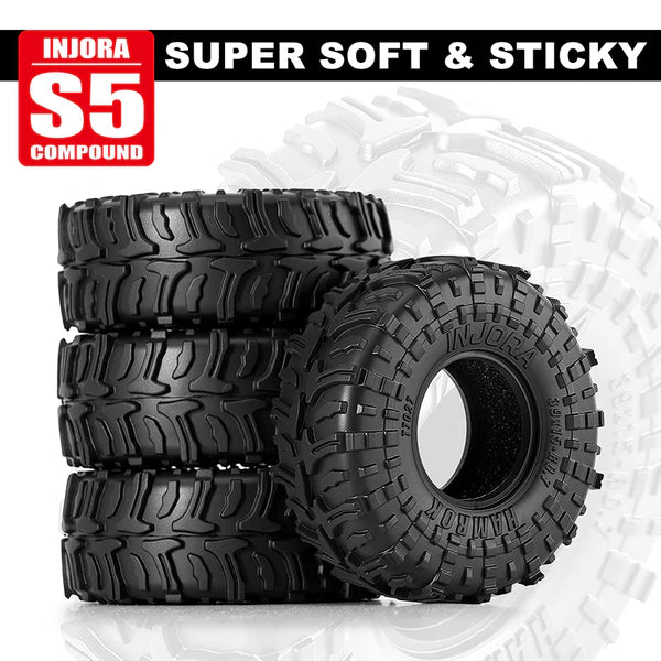 39*15mm 0.7" HAMROK Tires (T7027)
