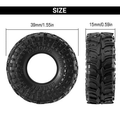 39*15mm 0.7" HAMROK Tires (T7027)