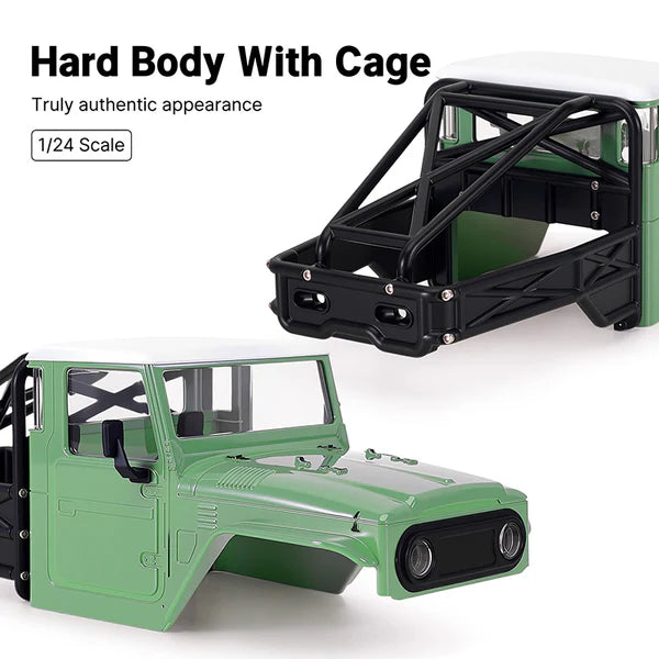 IR40-24 Half Truck Body SCX24:  Muted Green