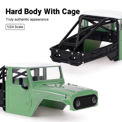 IR40-24 Half Truck Body SCX24:  Muted Green