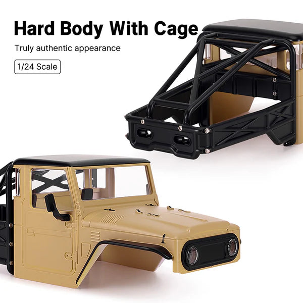 IR40-24 Half Truck Body SCX24:  Sandy Taupe