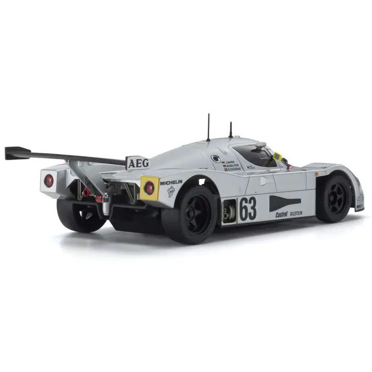 Kyosho 1/28 Mini-Z RWD Sauber Mercedes Groupe C Rennsportwagen C9 #63 (1989 LM) (KYO32353S)