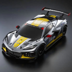 Kyosho 1/28 Mini-Z RWD MR-04 readyset Corvette C8.R Chrome/Yellow 20th Anniversary (KYO32356CRY)