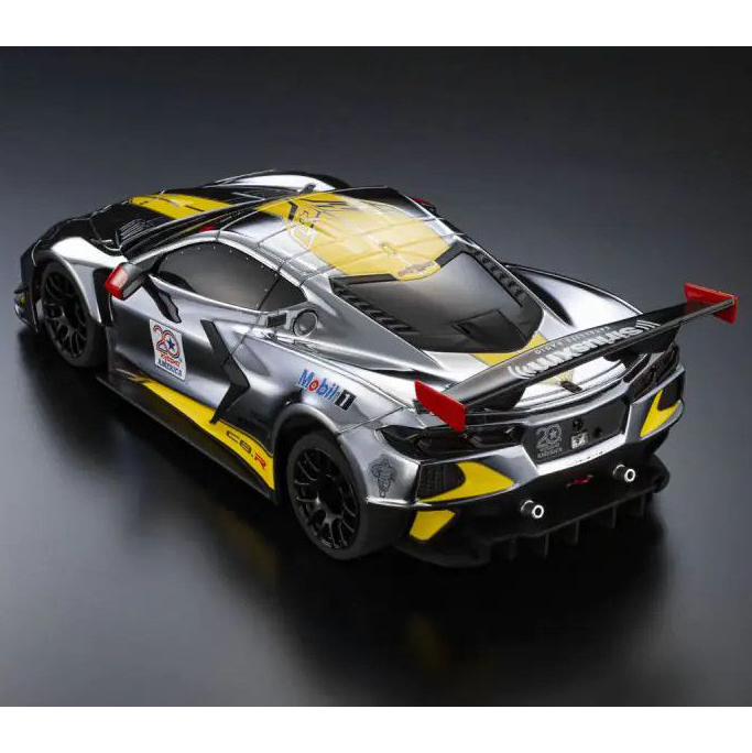 Kyosho 1/28 Mini-Z RWD MR-04 readyset Corvette C8.R Chrome/Yellow 20th Anniversary (KYO32356CRY)