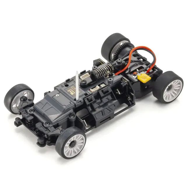 Kyosho 1/28 Mini-Z RWD MR-04 readyset Corvette C8.R Chrome/Yellow 20th Anniversary (KYO32356CRY)