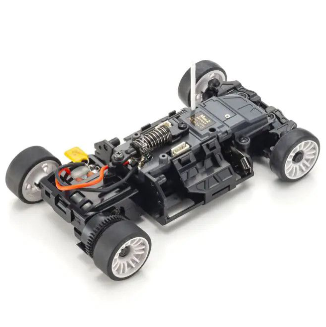 Kyosho 1/28 Mini-Z RWD MR-04 readyset Corvette C8.R Chrome/Yellow 20th Anniversary (KYO32356CRY)