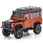 1/28 MINI-Z 4x4 Series Ready Set Land Rover Defender 90 Adventure Phoenix Orange/Santorini Black
