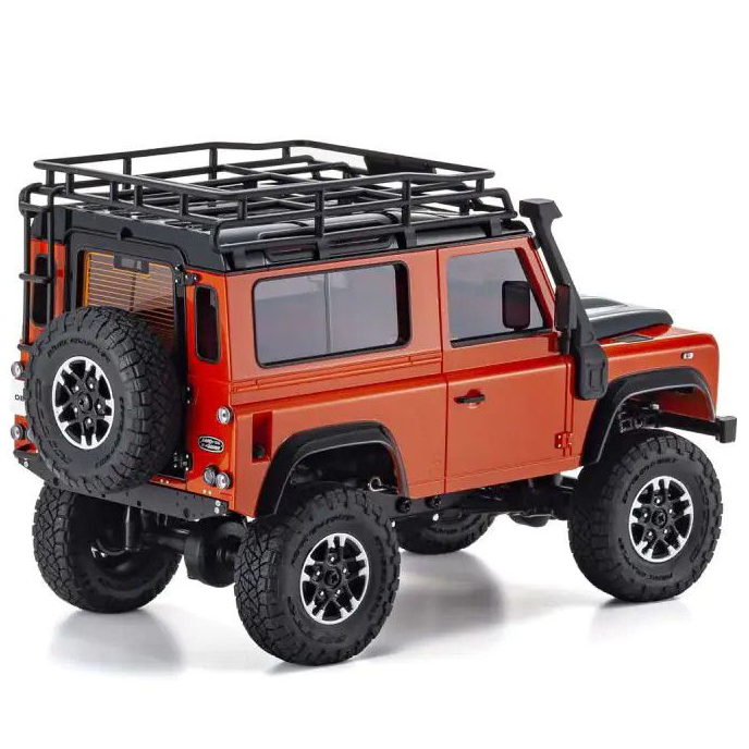 1/28 MINI-Z 4x4 Series Ready Set Land Rover Defender 90 Adventure Phoenix Orange/Santorini Black