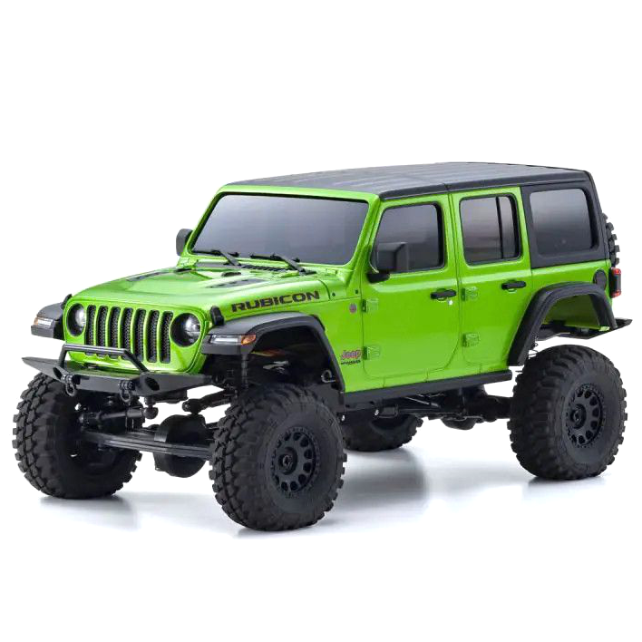 1/28 Mini Z 4x4 Jeep Wrangler Unlimited Rubicon Green:KYO32536GR