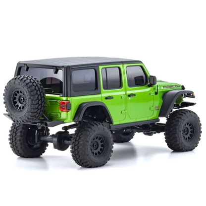 1/28 Mini Z 4x4 Jeep Wrangler Unlimited Rubicon Green:KYO32536GR