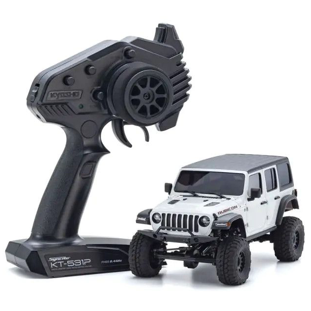 1/28 Mini-Z 4x4 Jeep Wrangler Unlimited Rubicon w/Interco Tires Bright White:KYO32536W