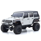 Kyosho 1/28 Mini-Z 4x4 Jeep Wrangler Unlimited Rubicon with Interco Tires Bright White (KYO32536W)
