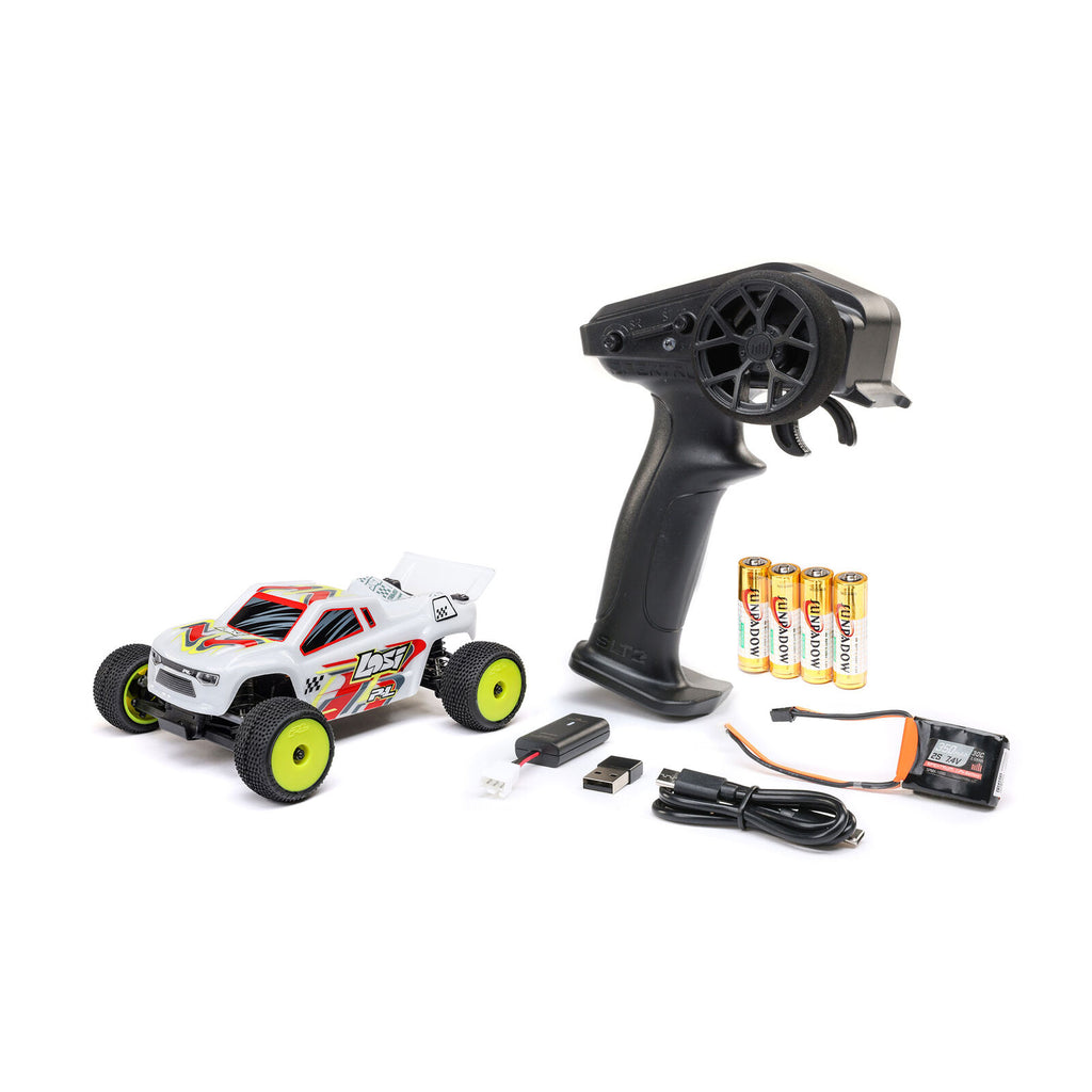 1/28 Micro-T 2WD White RTR : LOS-1392T1