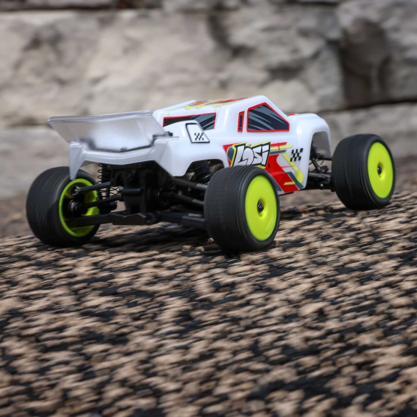 1/28 Micro-T 2WD White RTR : LOS-1392T1