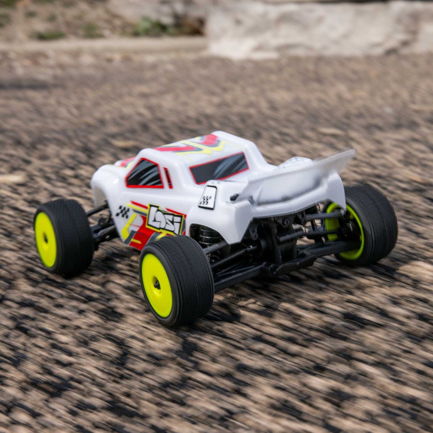 1/28 Micro-T 2WD White RTR : LOS-1392T1