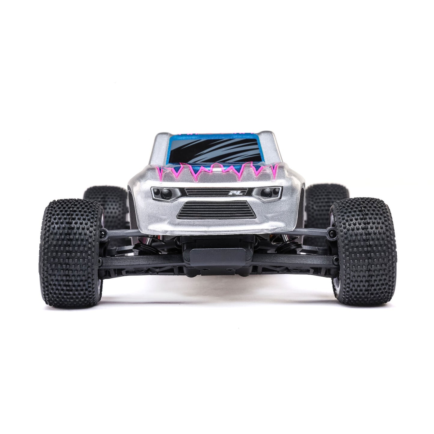1/28 Micro-T 2WD Silver RTR : LOS-1392T2