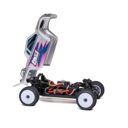 1/28 Micro-T 2WD Silver RTR : LOS-1392T2