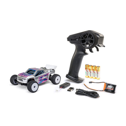 1/28 Micro-T 2WD Silver RTR : LOS-1392T2