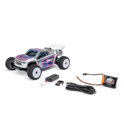 1/28 Micro-T 2WD Silver RTR : LOS-1392T2