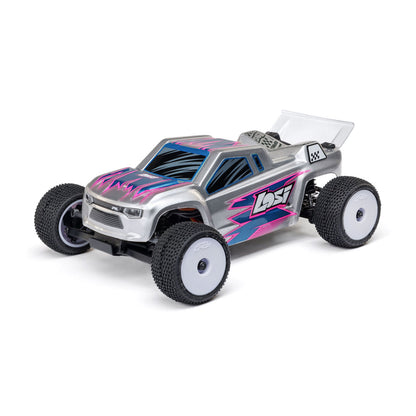 1/28 Micro-T 2WD Silver RTR : LOS-1392T2