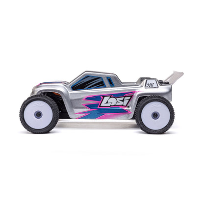 1/28 Micro-T 2WD Silver RTR : LOS-1392T2