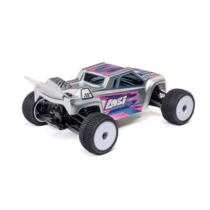 1/28 Micro-T 2WD Silver RTR : LOS-1392T2