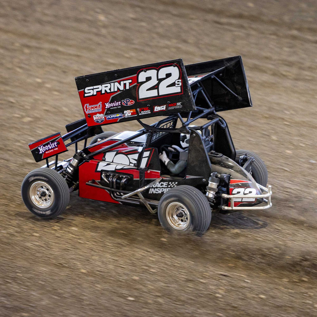 1/10 22S Sprint, RTR, 2WD Red (Includes Battery & Charger) : LOS-2359
