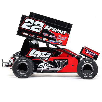 1/10 22S Sprint, RTR, 2WD Red (Includes Battery & Charger) : LOS-2359