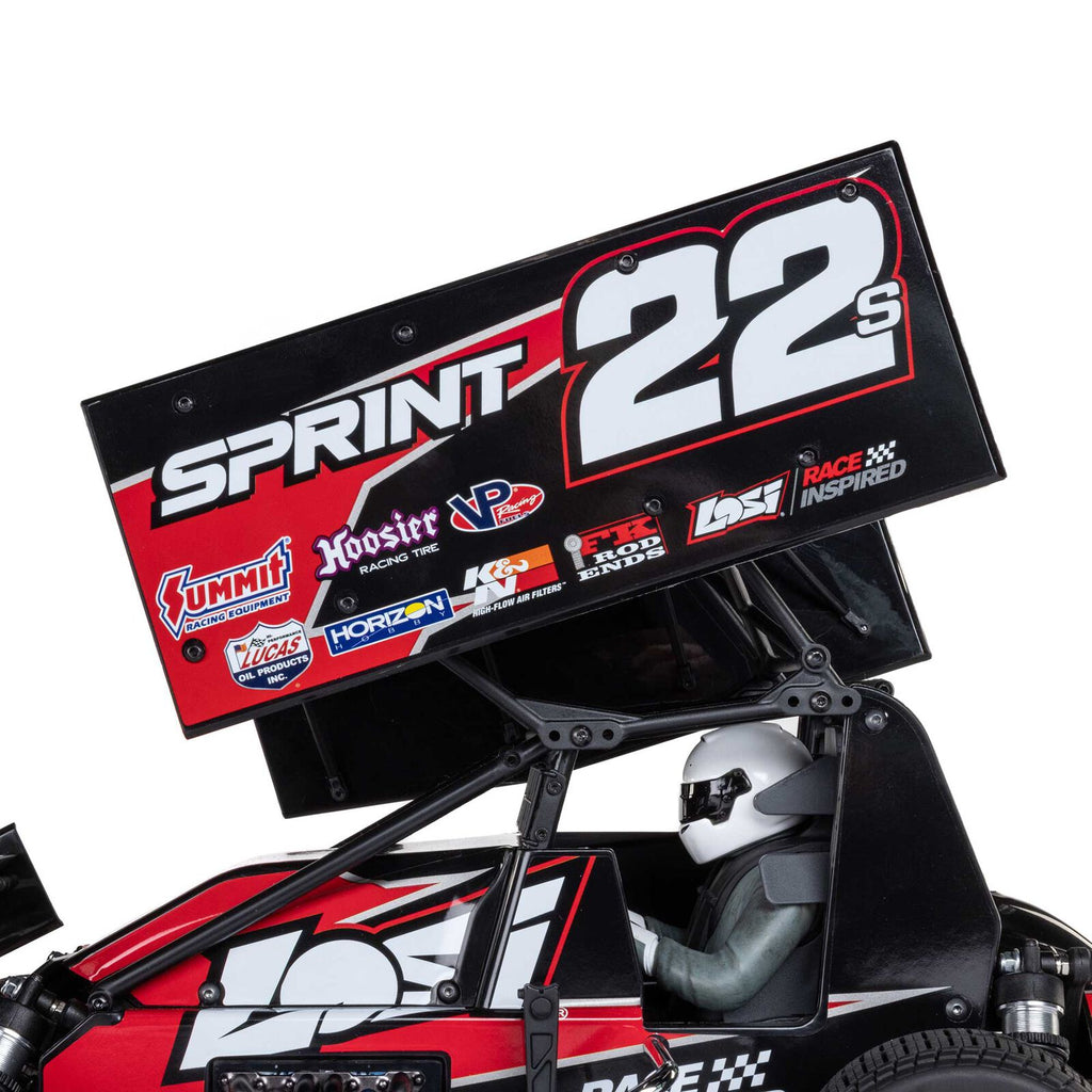 1/10 22S Sprint, RTR, 2WD Red (Includes Battery & Charger) : LOS-2359