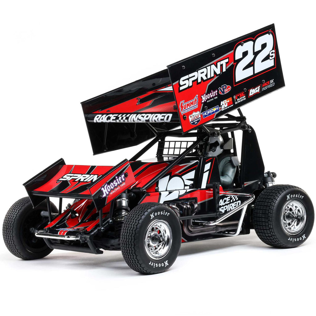 1/10 22S Sprint, RTR, 2WD Red (Includes Battery & Charger) : LOS-2359