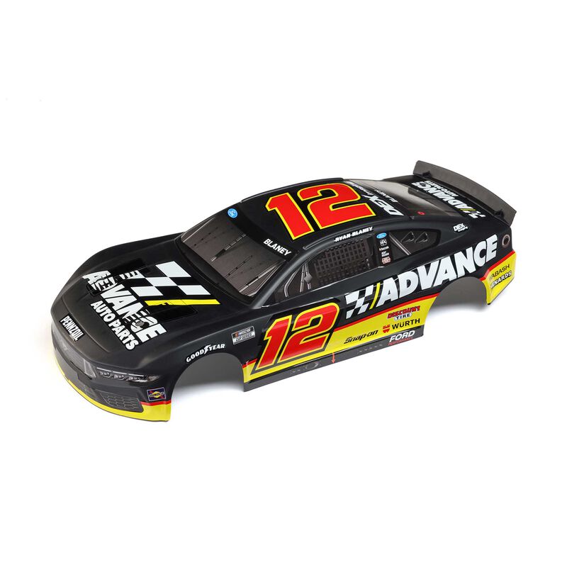 Losi Ryan Blaney #12 Advance Auto 2025 Body: NASCAR GROM: LOS-2791