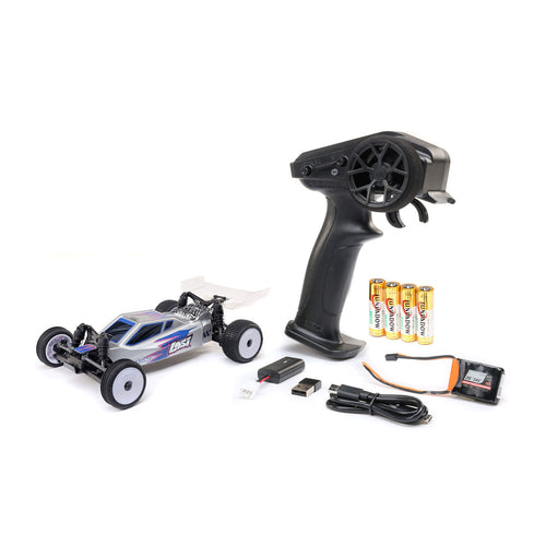 Losi 1/24 Micro-B 2S 2WD RTR Race Buggy (Battery & Charger Included), White (LOS00007T1)