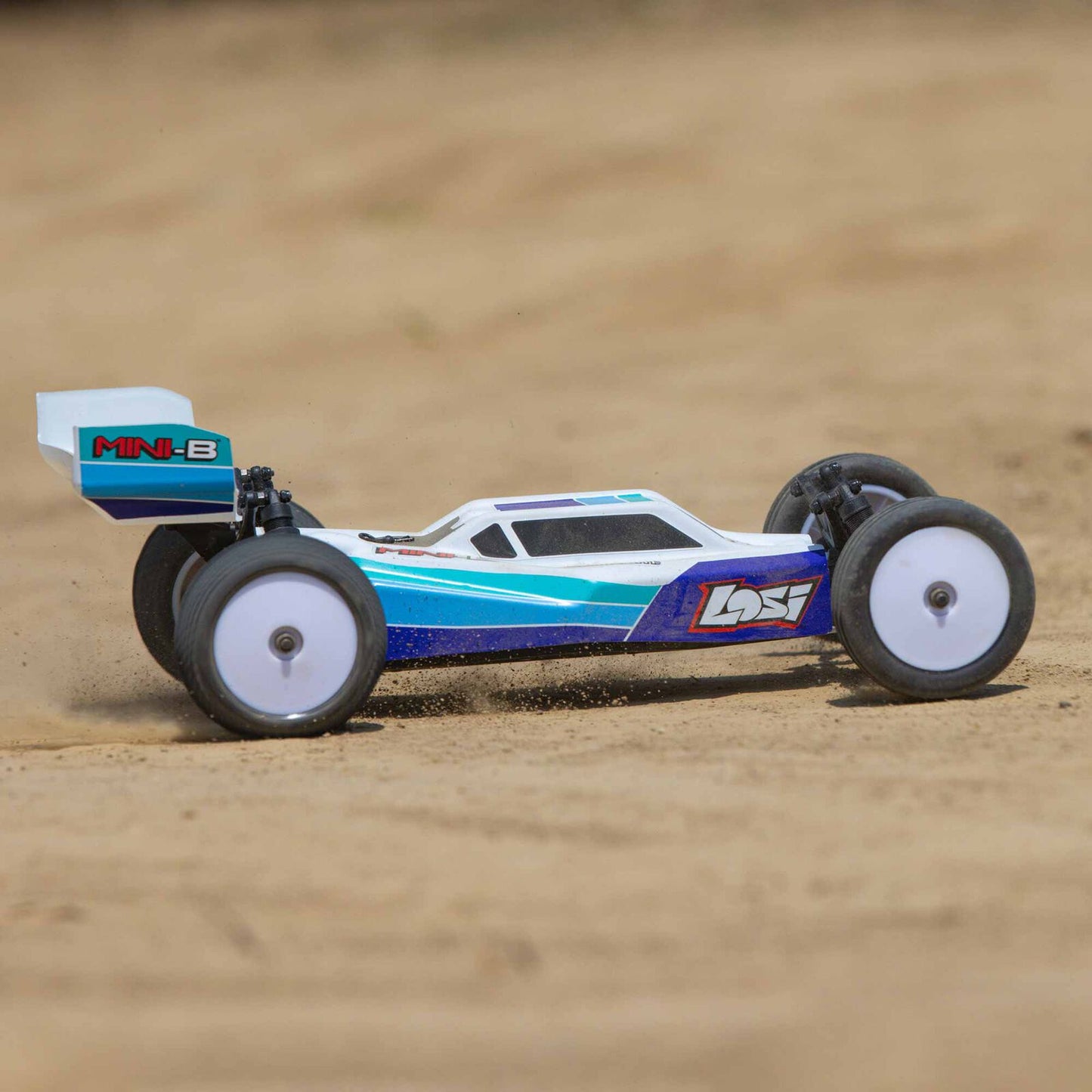 1/16 Mini-B 2WD Brushless Buggy RTR: Blue