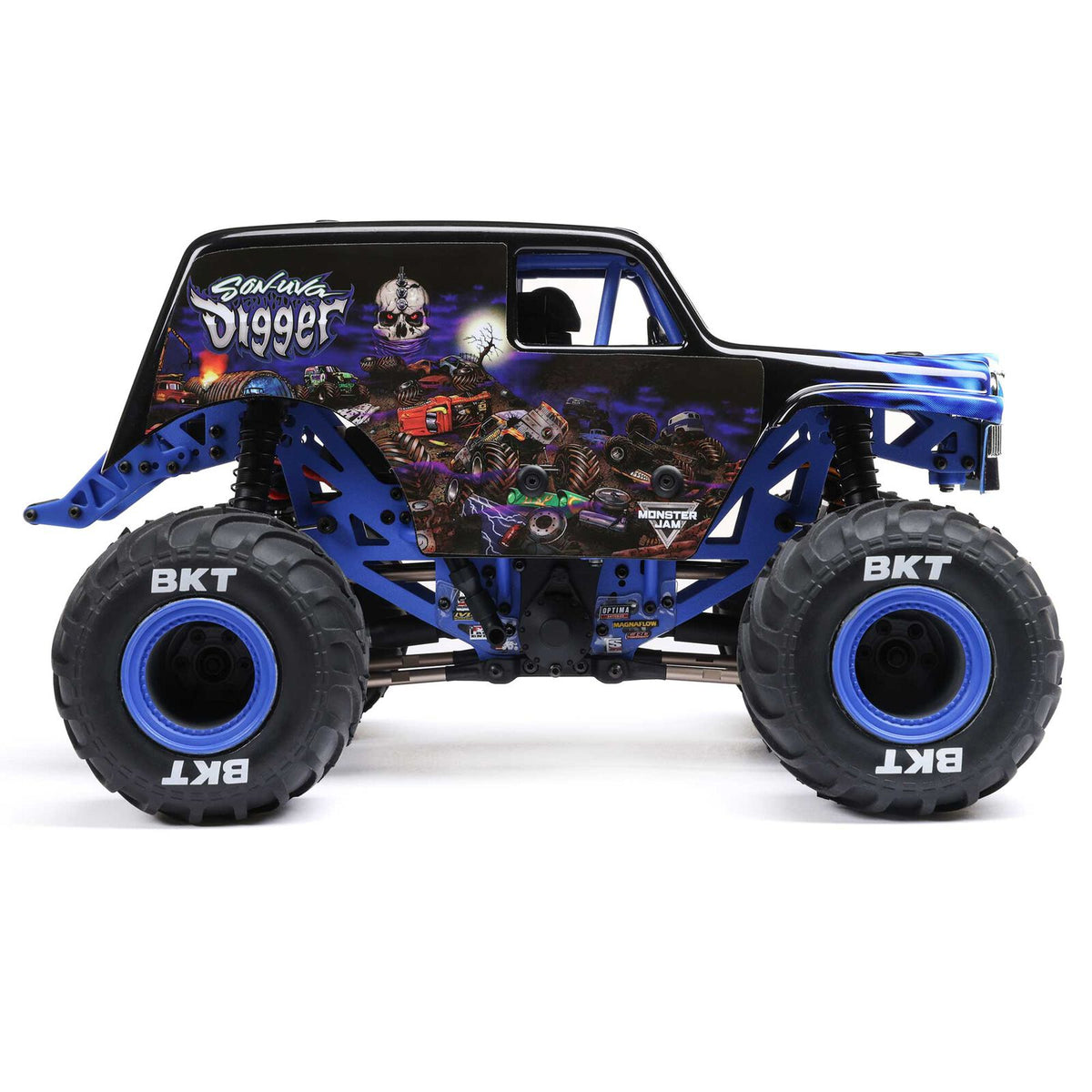 Losi 1/18 Mini LMT Son Uva Digger 2S 4x4 RTR Brushed Monster Truck (Battery & Charger Included)