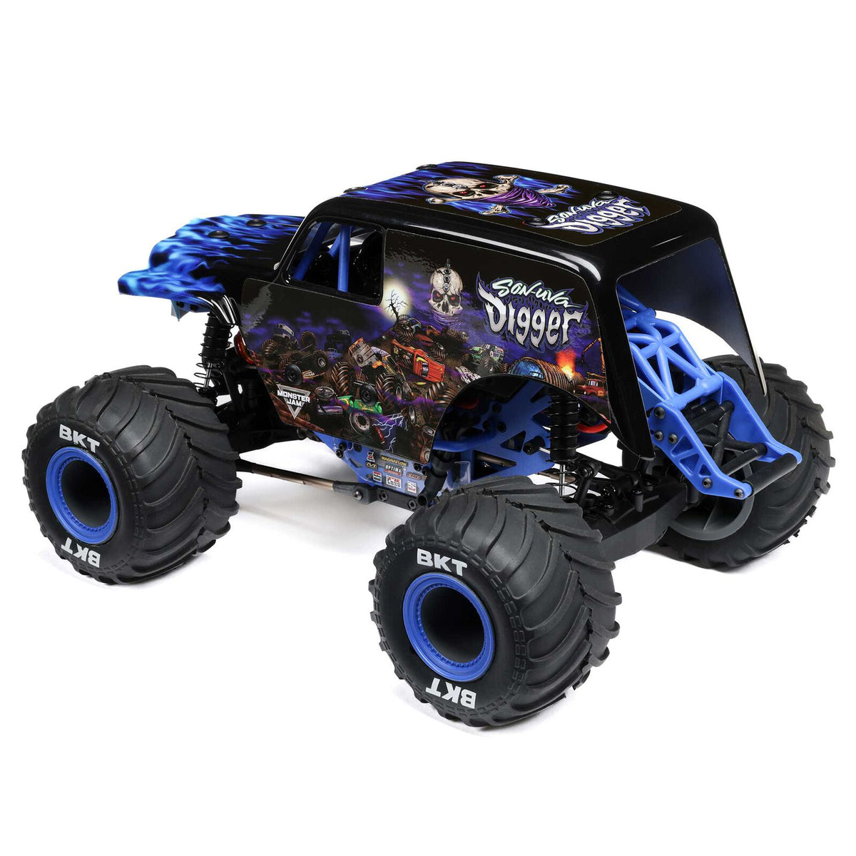 Losi 1/18 Mini LMT Son Uva Digger 2S 4x4 RTR Brushed Monster Truck (Battery & Charger Included)